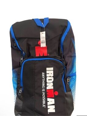 Iron Man Black and Blue Backpack